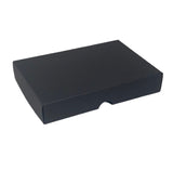 FOLD UP 8 CHOCOLATE BOX LID - BLACK (Pack of 20)