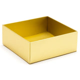 FOLD UP 4 CHOCOLATE BOX BASE - GOLD (Pack of 20)