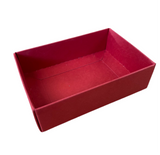 FOLD UP 6 CHOCOLATE BOX BASE - CHERRY RED (Pack of 20)