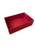 FOLD UP 6 CHOCOLATE BOX BASE - CHERRY RED (Pack of 20)