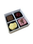 FOLD UP 4 CHOCOLATE BOX BASE - WHITE (Pack of 20)