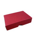 FOLD UP 9 CHOCOLATE BOX LID - RED (Pack of 20)