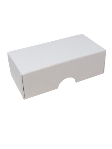 FOLD UP 2 CHOCOLATE BOX LID - WHITE (Pack of 20)