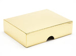 FOLD UP 6 CHOCOLATE BOX LID - GOLD (Pack of 20)