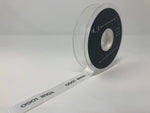 1 Colour Printed Branded Ribbon - 25mm Satin @ 20 Mtrs